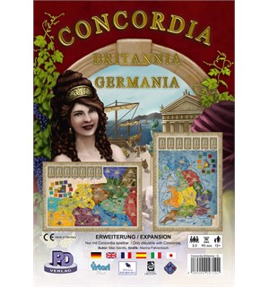 Concordia Britannia/Germania Expansion Utvidelsesbrett til Concordia Brettspill 
